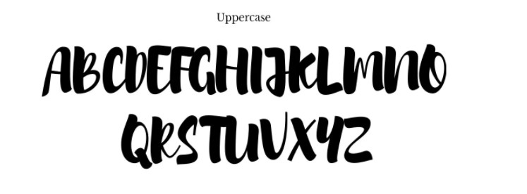 Brusher Font View