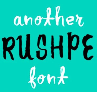 Another Brush Font