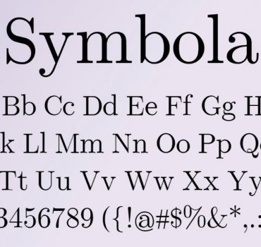 Symbola Font View