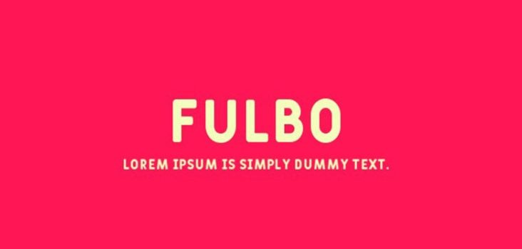 Fulbo Font
