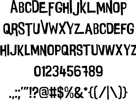 Inside Out Font View
