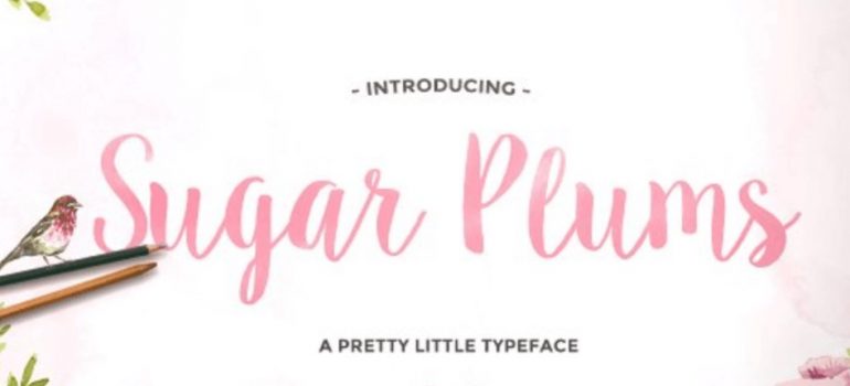 Sugar Plums Script Font