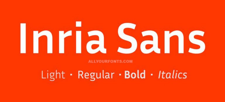 Inria Sans Font