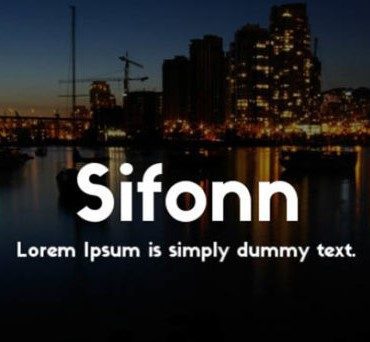 Sifonn Font