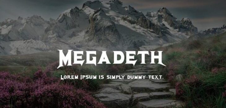 Megadeth Font