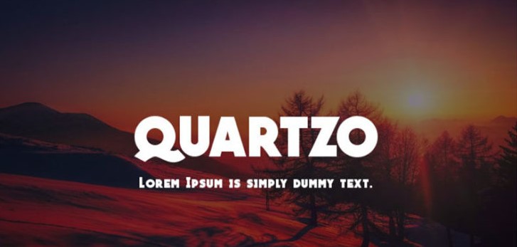 Quartzo Font