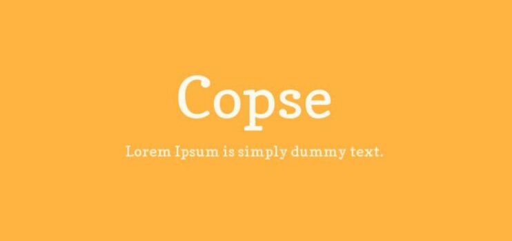 Copse Font