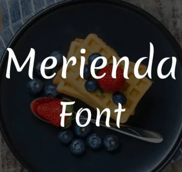 Merienda Font