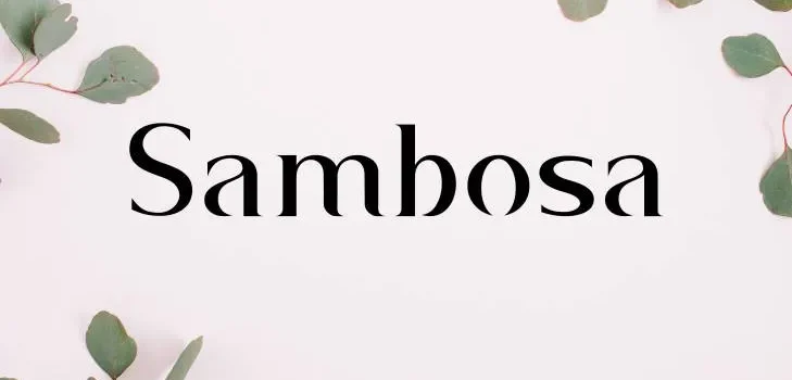 Sambosa Font