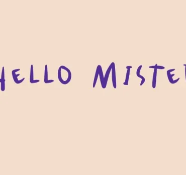 Hello Mister Font